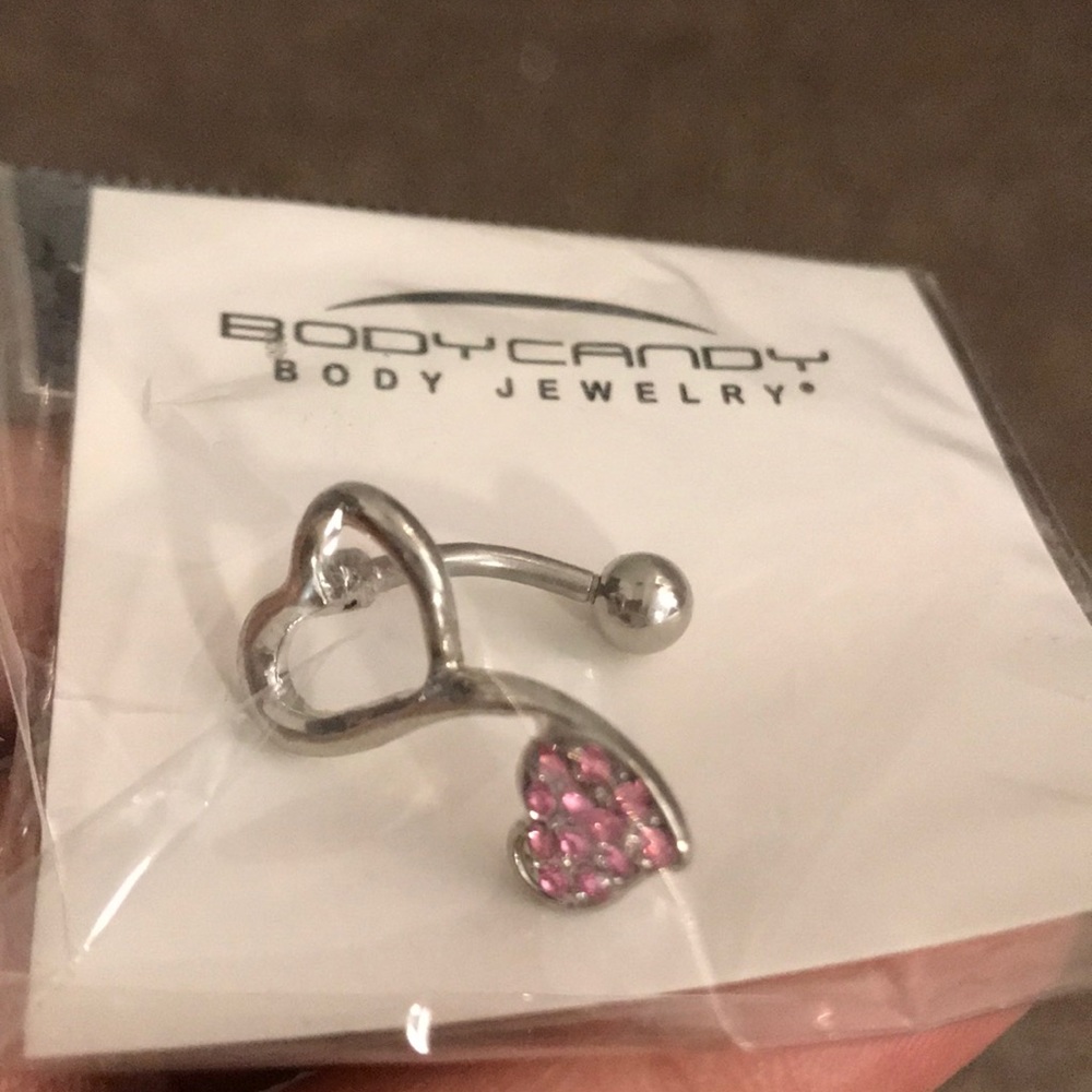 Valentines belly button jewelry